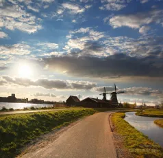 Twin windmills