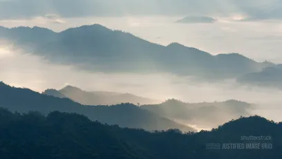 Layers of mountains
