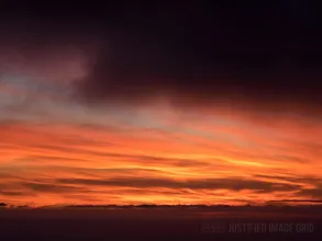 Burning sunset