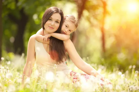 Mother and daughter