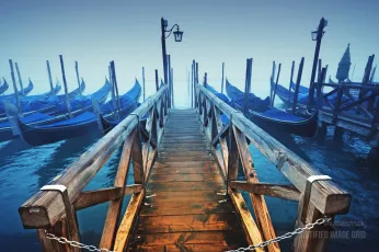Venice gondolas