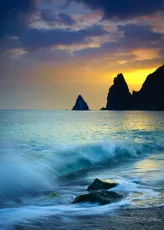 Sea sunset