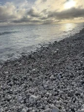 Stenstrand ved Møns Klint