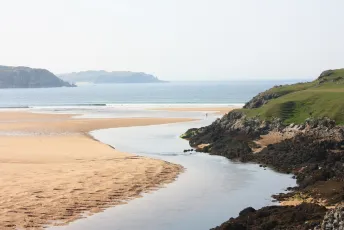 BHL1-14 The Mouth of River Naver and Torrisdale Beach, Bettyhill, Sutherland.