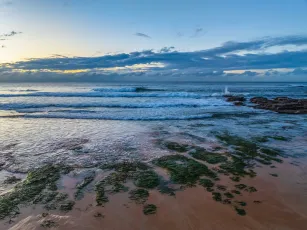 Winter Sunrise at the Seaside