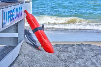 Lifeguard Rescue Can - Myrtle Beach, South Carolina