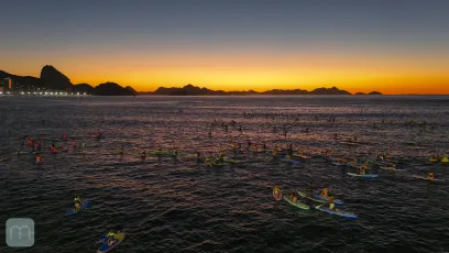 Nascer do Sol em Copacabana
