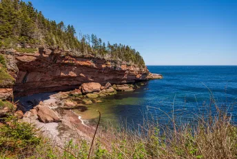 Baie des Marigots, Parc national de l'Île-Bonaventure-et-du-Rocher-Percé, Percé, Québec, Canada