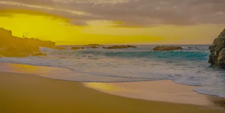 Sunset beach Oahu