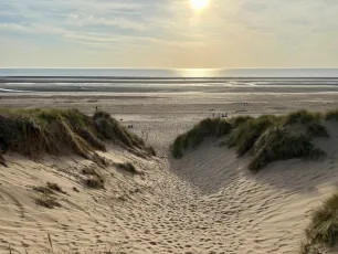 Formby Beach. Zoom in for a true sense of scale