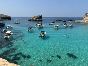 Blue Lagoon near Gozo