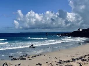 Plage de Pors ar Villiec, Locquirec
