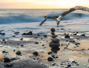 Yorkshire Beach at Dawn