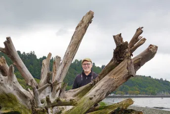 Portrait with Driftwood