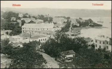12361 R Opatija Abbazia Totalansicht ~ 1910.