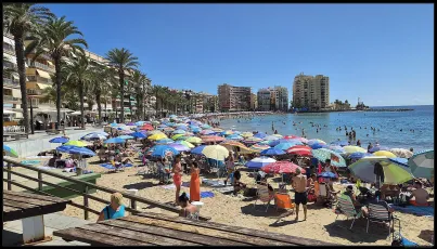 Torrevieja, Playa del Cura, Valencia, Spain, Europe
