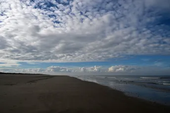 Cloudy skies