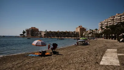 Playa El Pedruchillo, La Manga del Mar Menor, (Murcia)