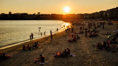 Playa de Silgar, Sanxenxo, (Pontevedra)