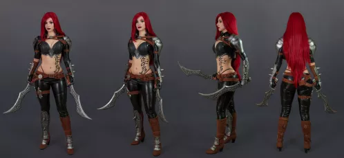 Katarina cosplay concept art- League of Legends I.