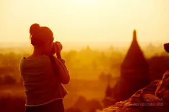 Photographing temples