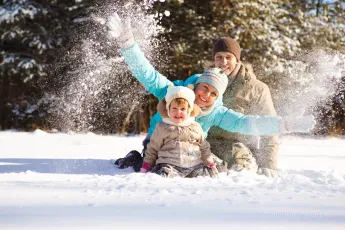 Family having fun