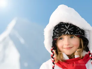 Portrait of cute girl