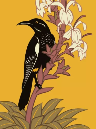 Day 25 of Avian August 2025, Birds of Hawaii, hosted by @cookiedoves: ʻōʻōʻāʻā or Kauaʻi ʻōʻō (Moho…