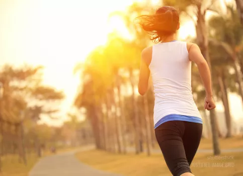 Young sporty woman