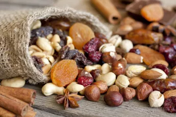 Nuts and dried fruits