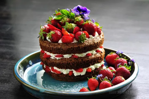 Strawberry cake