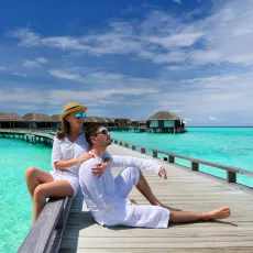 Couple in sunglasses