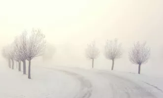 Smooth winter landscape