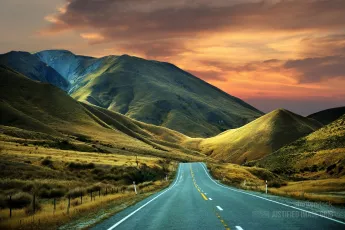 High mountain in new zealand