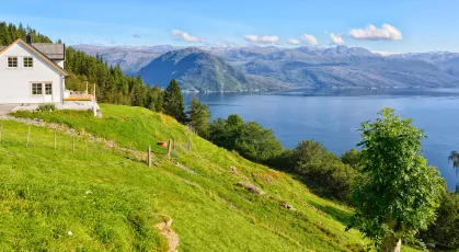 Hardangerfjord, seen from Bjørke
