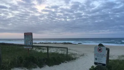 Tugun beach, Gold Coast, Australia