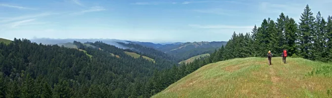 Backpacking in Marin