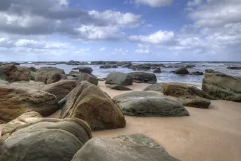 Bateau Bay Beach Rocks