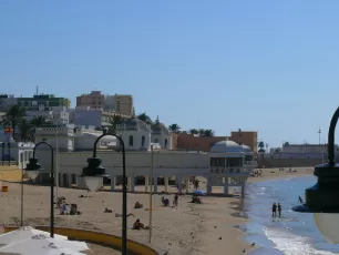 Playa la Caleta, Cadiz, Andalusia, Spain