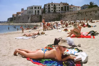 Seaside snap – M at Antibes '98