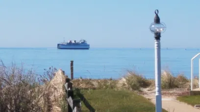 The Eagle chugging off to Nantucket...