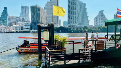 Peninsula Bangkok Dock at 10 AM