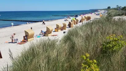 My warm, breezy, sunny stroll along the Baltic Sea in Heiligendamm...