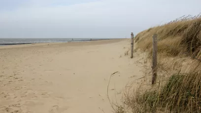 Am Strand von Cuxhaven-Sahlenburg an der Nordsee - 1