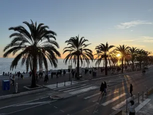 Nice Côte d'Azur France sunset Nizza