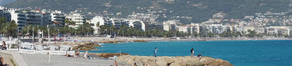Panoramic view of French Riviera - Nice - France