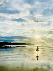 Sunshine silhouette (Tamarindo beach, Costa Rica)