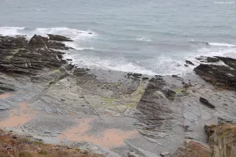 Petite plage à la pointe du Rozel