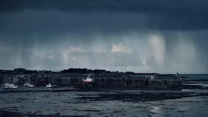 The sky is crying...