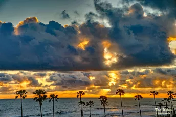 Oceanside Sunset Clouds 80D 24X70mm